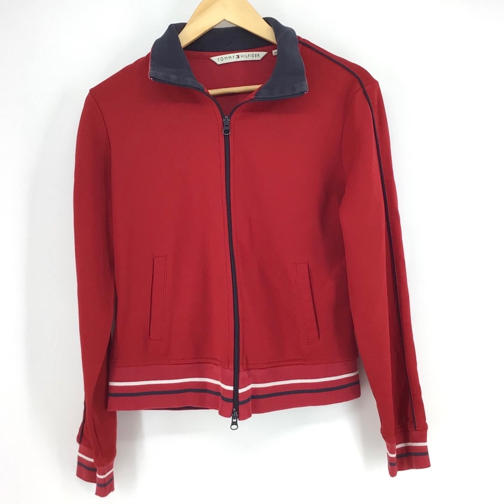 Vintage Tommy Hilfiger Red Full Zip Jacket